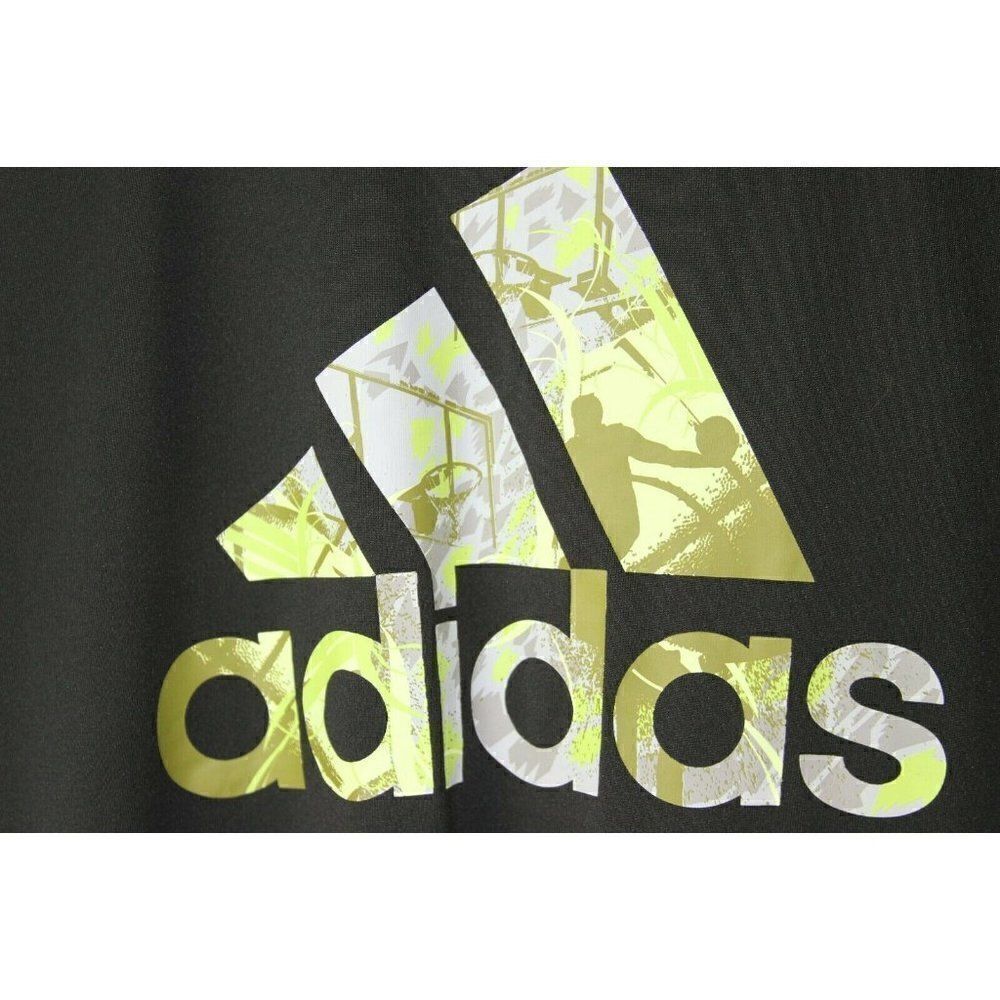 Adidas Climalite T-Shirt Basketball Boys XL 18 - Picture 2 of 6